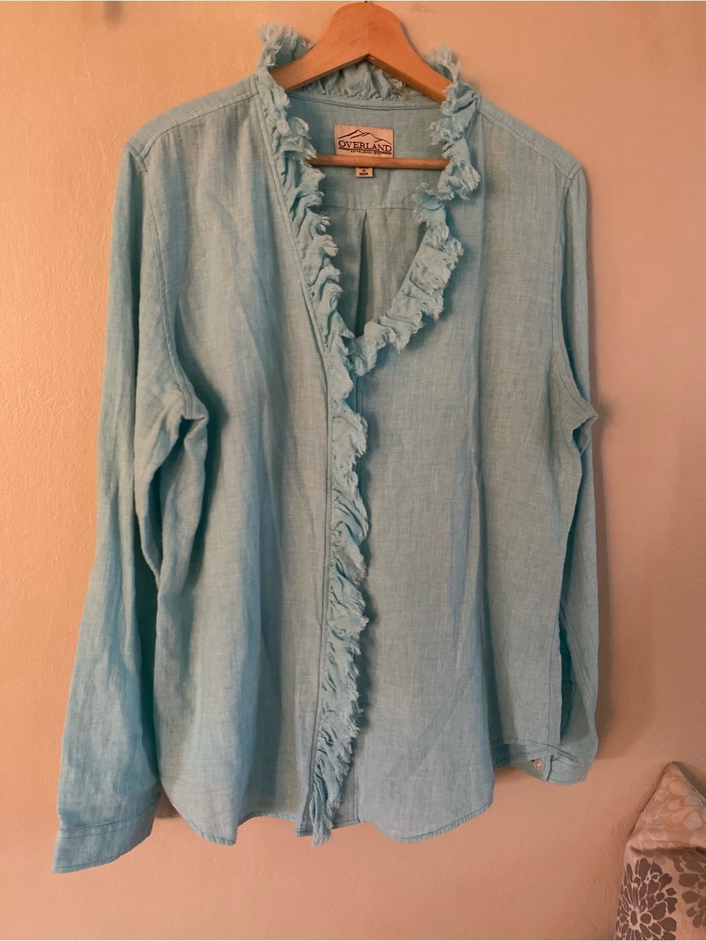 Overland Ruffle-Trim Button-Down Shirt - Picture 5 of 5